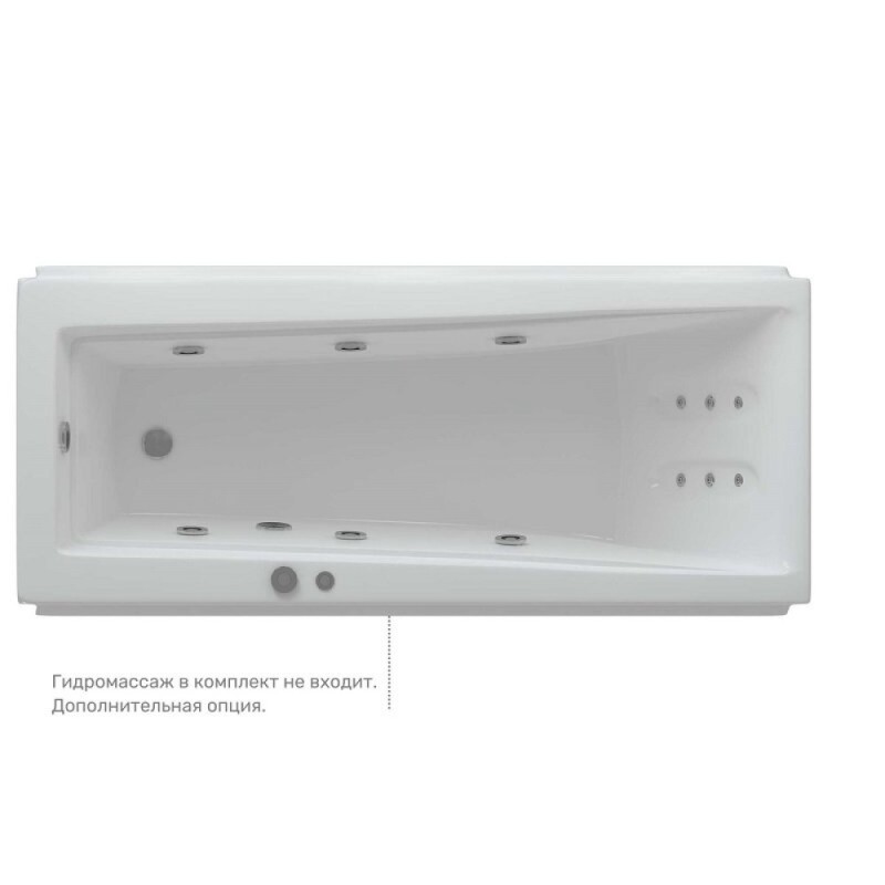 Акриловая ванна Aquatek Либра LIB150-0000053, 150 х 70 см, белая