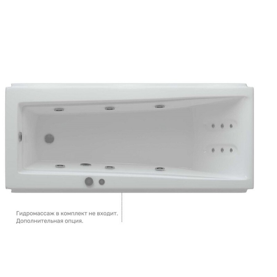 Акриловая ванна Aquatek Либра LIB150-0000053, 150 х 70 см, белая
