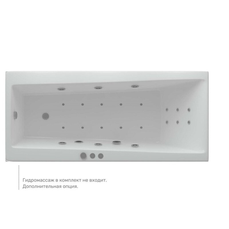 Ванна акриловая Aquatek Либра New LIB160N-0000019, 160 x 70 см, белая