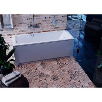Ванна акриловая Aquatek Либра New LIB170N-0000049, 170 x 70 см, белая