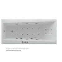 Ванна акриловая Aquatek Либра New LIB170N-0000049, 170 x 70 см, белая
