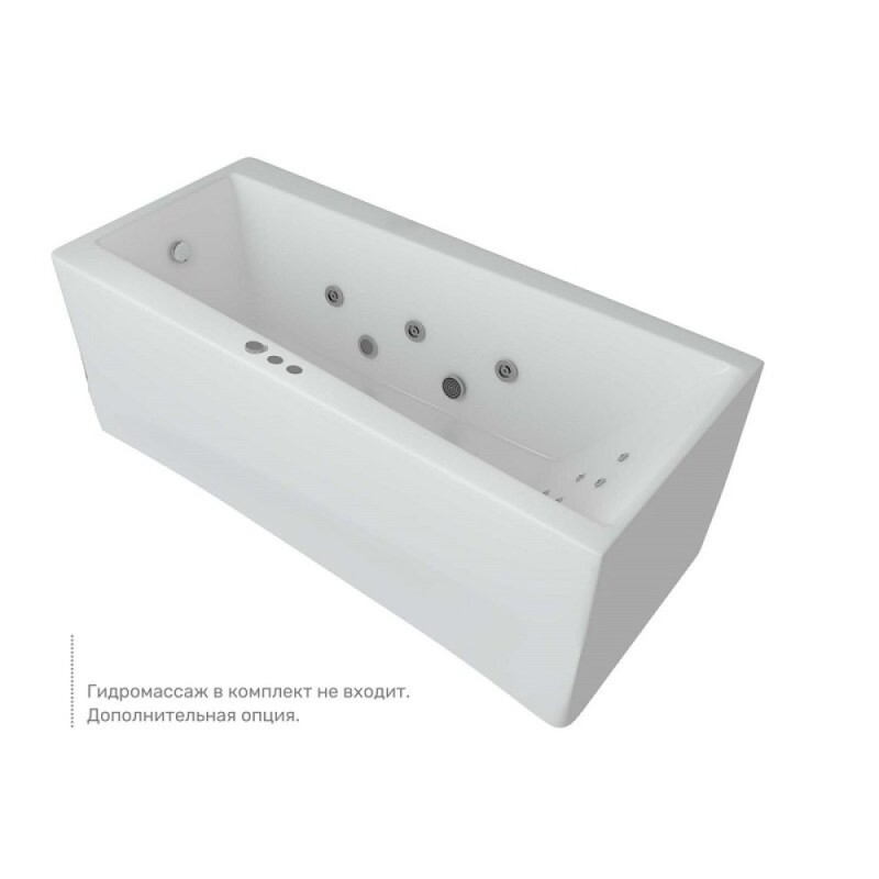 Ванна акриловая Aquatek Либра New LIB170N-0000049, 170 x 70 см, белая