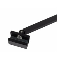 Шторка на ванну Cezares Liberta-V-1-TB-80/155-C-NERO, 80 см, стекло прозрачное, профиль черный матовый