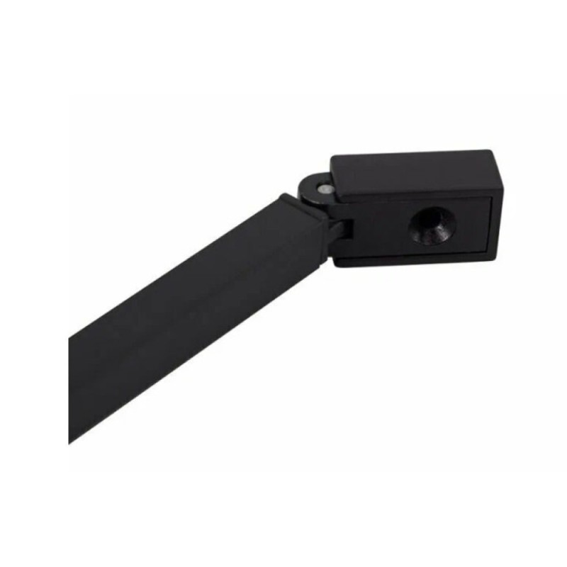 Шторка на ванну Cezares Liberta-V-1-TB-80/155-C-NERO, 80 см, стекло прозрачное, профиль черный матовый