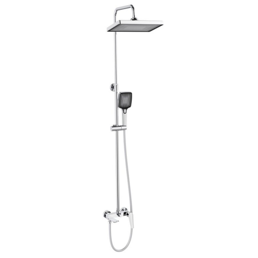 Душевая система Cezares Liner-CVD-01, излив, верхний душ, лейка, хром