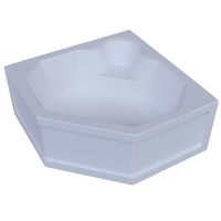 Акриловая ванна Aquatek Лира, 148 x 148 см, без экрана, белая, LIR150-0000125