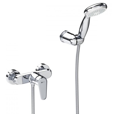 Смеситель Lemark Point LM0303C для душа, с душевым гарнитуром, хром