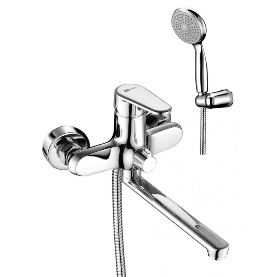 Смеситель Lemark Point LM0317C для ванны, с душевым гарнитуром, хром