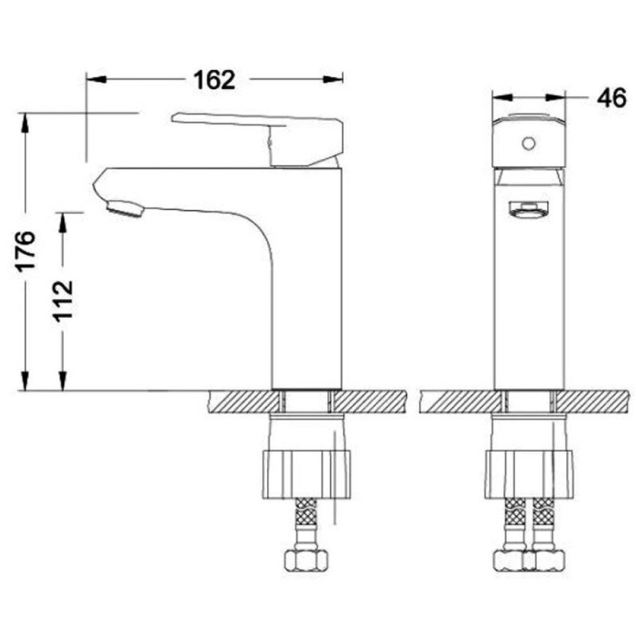Комплект смесителей Lemark Point LM0380C, хром