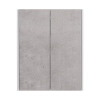 Шкаф подвесной Lemark Combi LM03C60SH-Beton, 60 см, корпус белый глянец, фасад бетон матовый