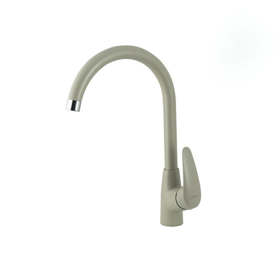 Смеситель для кухонной мойки Lemark Linara LM0405PGR, цвет грей