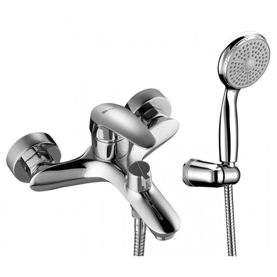 Смеситель Lemark Linara LM0414C для ванны и душа, короткий излив, хром