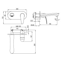 Смеситель для раковины Lemark Linara LM0426C, хром