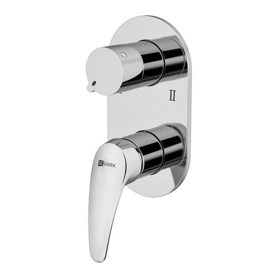 Смеситель для ванны и душа Lemark Linara LM0427C, хром