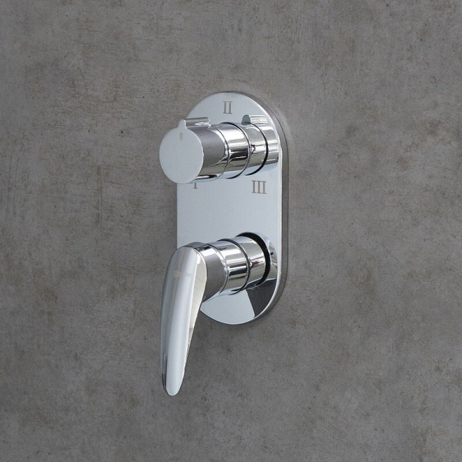 Смеситель для ванны и душа Lemark Linara LM0428C, хром