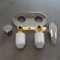 Смеситель для ванны и душа Lemark Linara LM0428C, хром