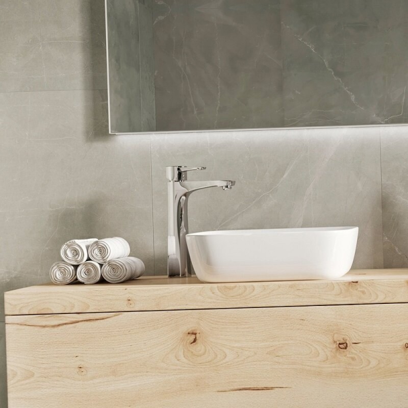 Смеситель Lemark Evitta LM0509C для раковины, высокий, хром