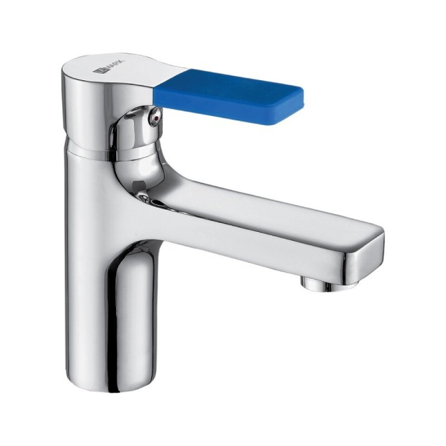 Смеситель для раковины Lemark Aura LM0606C, хром/синий