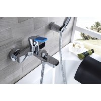 Смеситель Lemark Aura LM0614C для ванны и душа, излив монолит