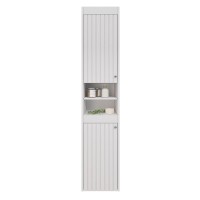 Пенал Lemark Romance 35 см, подвесной/напольный, цвет белый глянец, LM07R35P