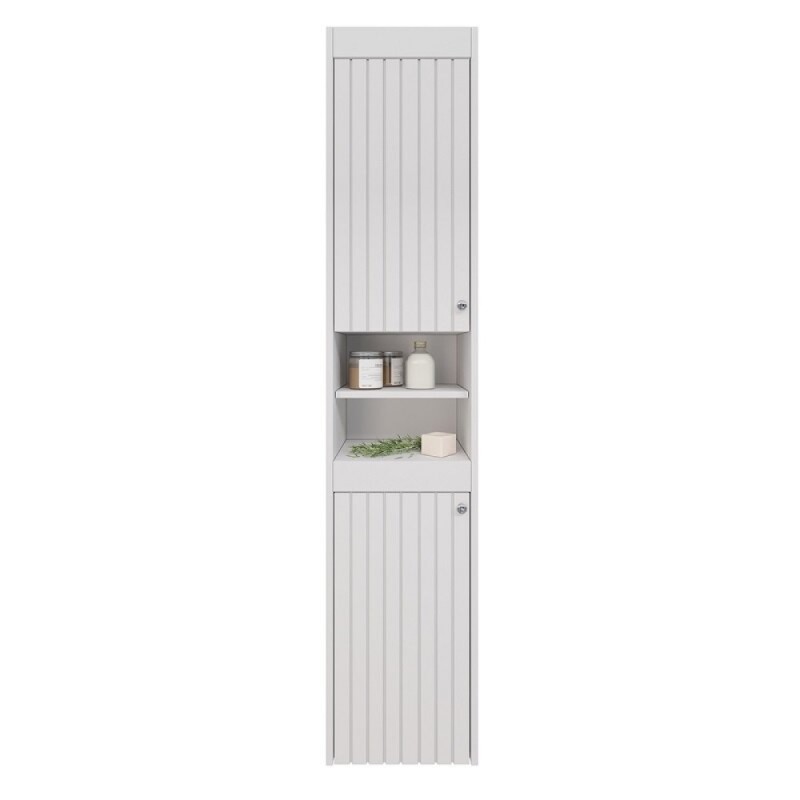 Пенал Lemark Romance 35 см, подвесной/напольный, цвет белый глянец, LM07R35P