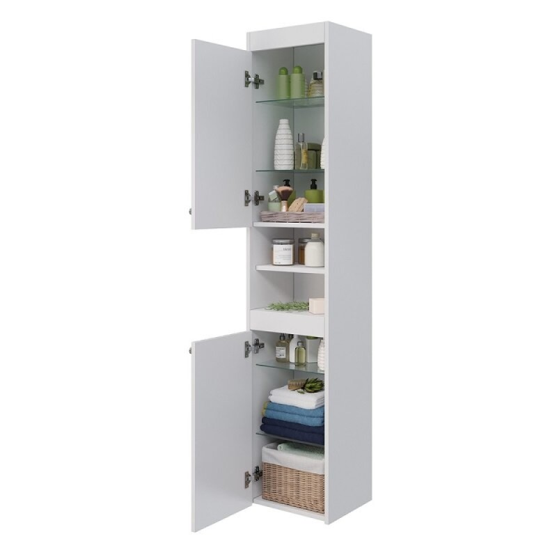 Пенал Lemark Romance 35 см, подвесной/напольный, цвет белый глянец, LM07R35P