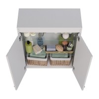 Шкаф подвесной Lemark Romance LM07R35SH, 60 см, цвет белый глянец