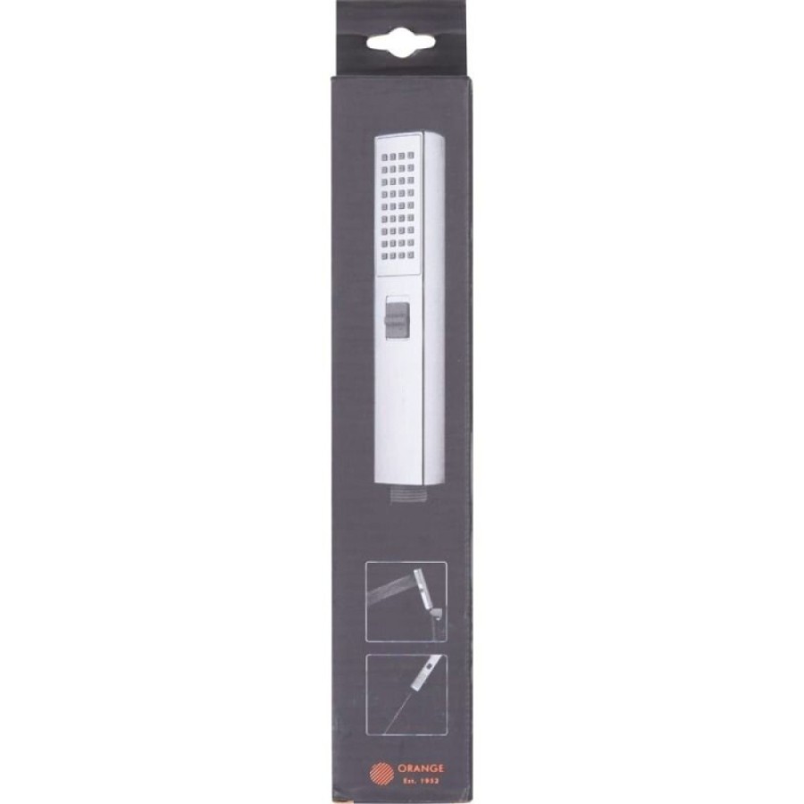 Душевая лейка Orange Stick LM08CR, 2 режима струи, хром