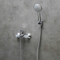 Смеситель для ванны и душа Lemark Ortus LM11314C, с душевым гарнитуром, хром