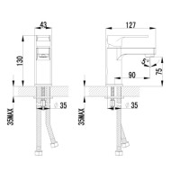 Смеситель Lemark plus Grace LM1506C для раковины