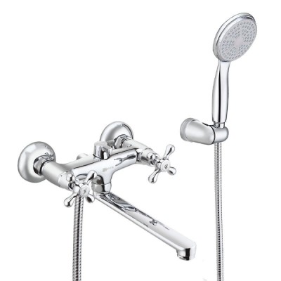 Смеситель Lemark Standard LM2113C, для ванны и душа, с душевым гарнитуром, хром