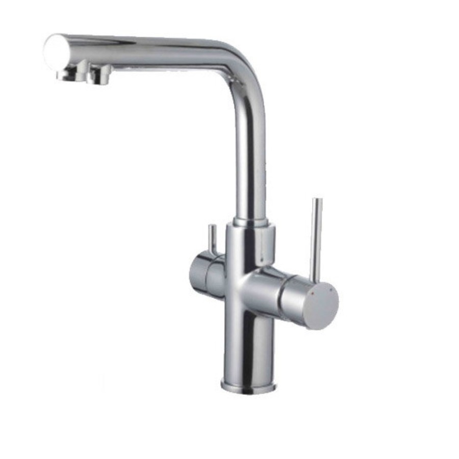 Смеситель для кухни Lemark Comfort LM3060C с подключением к фильтру, хром