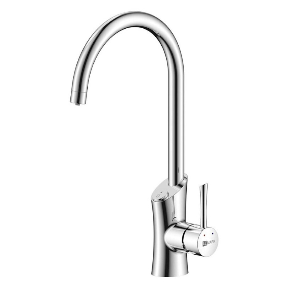 Смеситель для кухонной мойки Lemark Comfort LM3072C с подключением к фильтру, хром