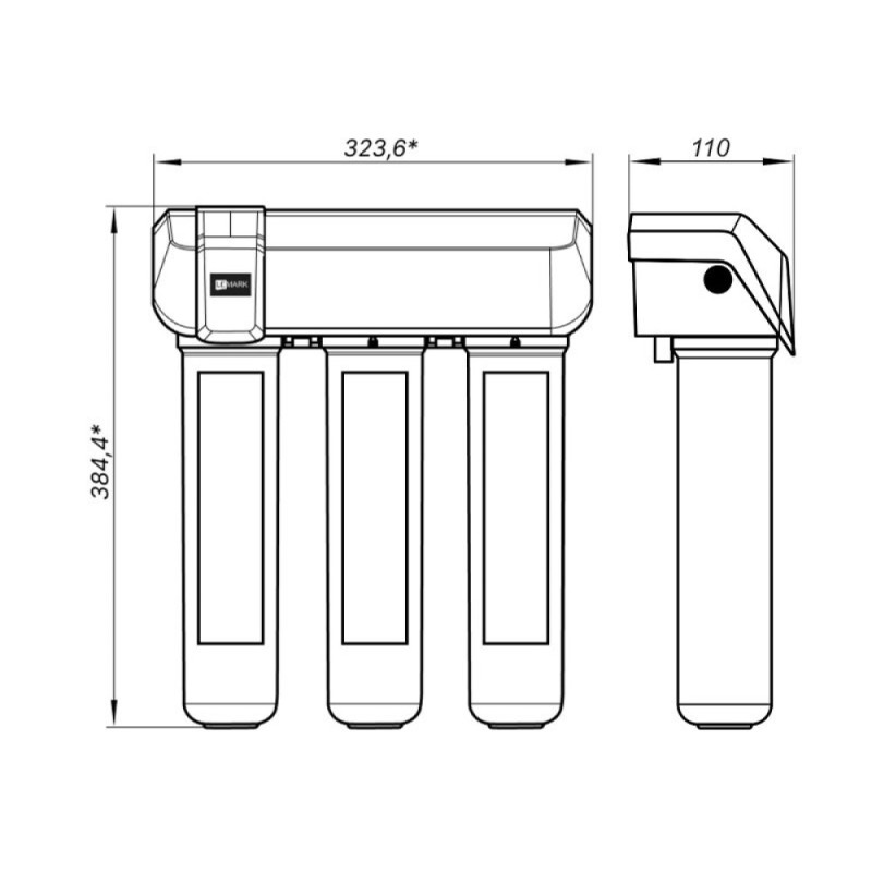 Смеситель для кухонной мойки Lemark Comfort LM3073C086, с фильтром Optima, хром