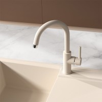 Смеситель для кухонной мойки Lemark Comfort LM3073PSH с подключением к фильтру, шампань