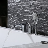 Смеситель на борт ванны Lemark Omega LM3145C, хром