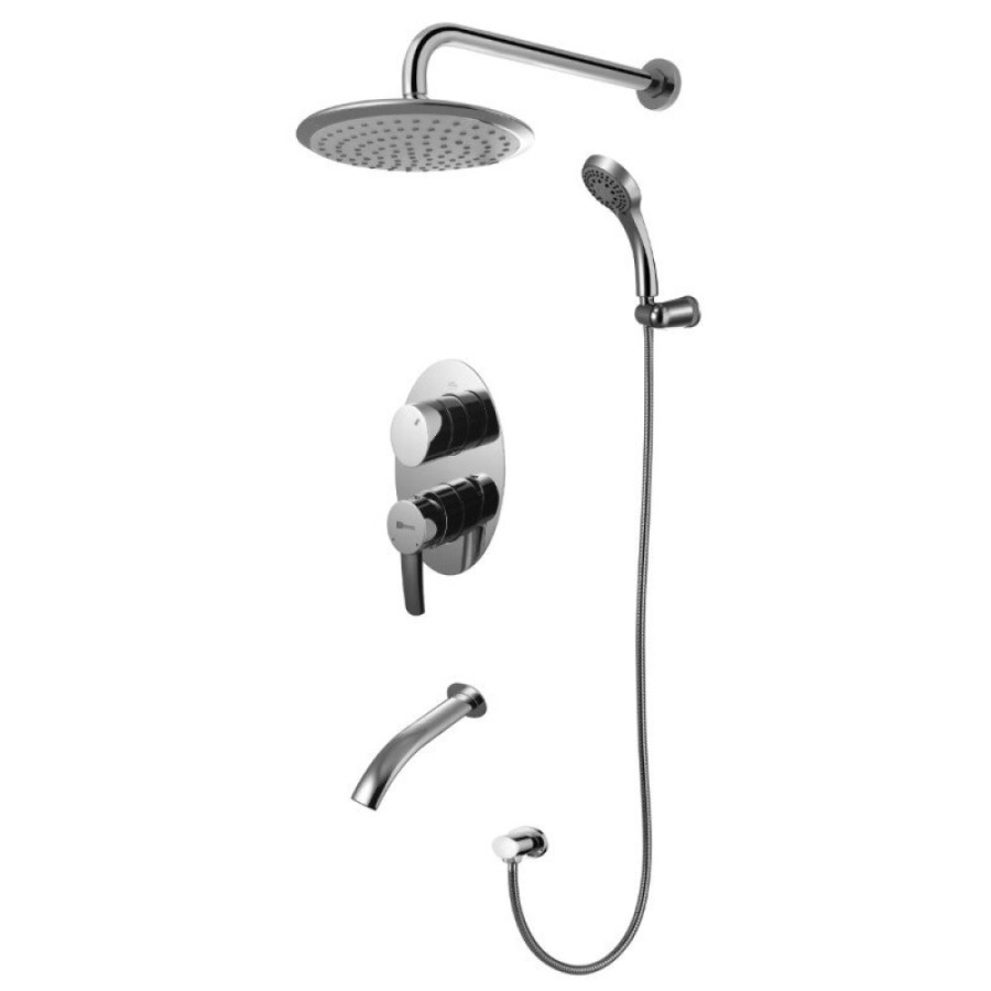 Душевая система Lemark Atlantiss LM3222C, хром