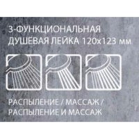 Смеситель для ванны и душа Lemark Atlantiss LM3224C встраиваемый