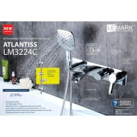 Смеситель для ванны и душа Lemark Atlantiss LM3224C встраиваемый