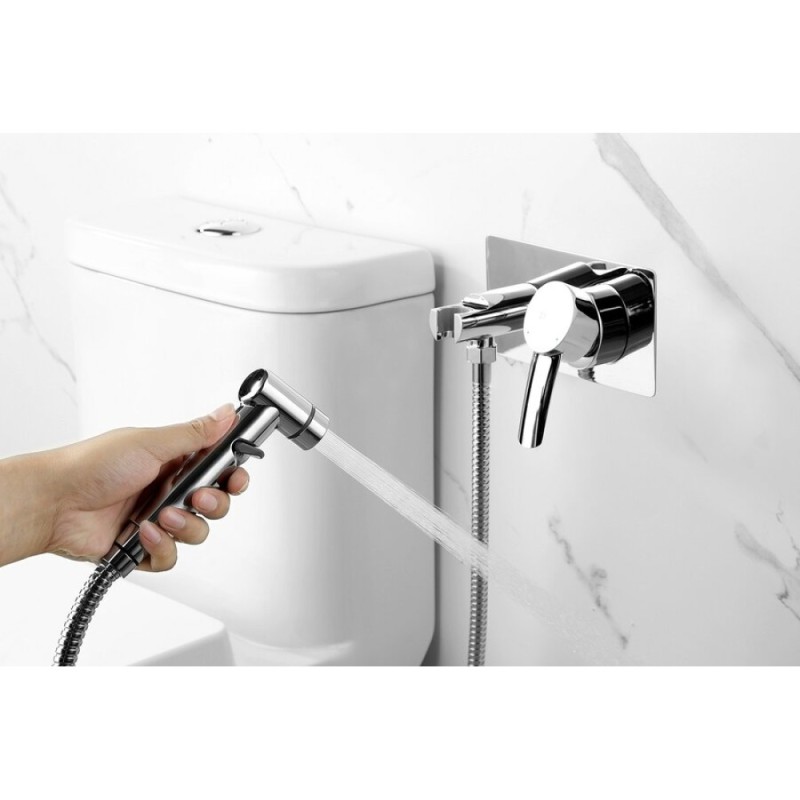 Гигиенический душ Lemark Atlantiss LM3259C, со смесителем, хром