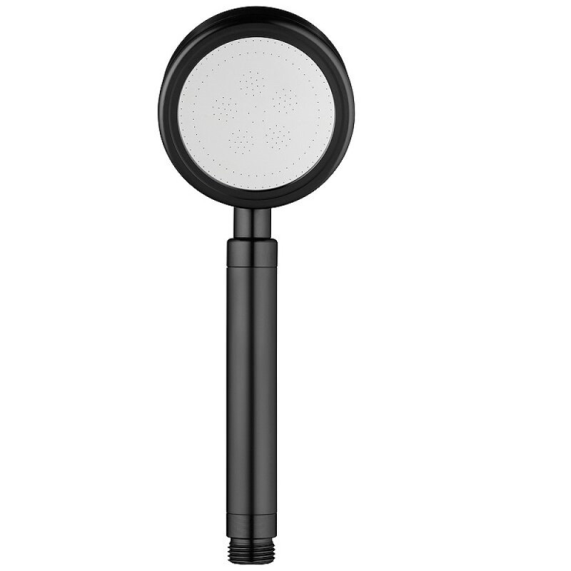 Душевая лейка Orange, 1 режим струи, черный матовый, LM33PDb