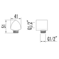 Шланговое подключение Lemark, хром, LM3583C
