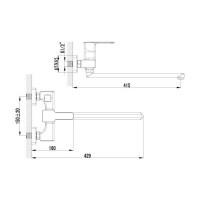 Смеситель Lemark Basis LM3617C для ванны и душа