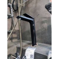 Смеситель для раковины Lemark Bronx LM3709BL, с донным клапаном, черный