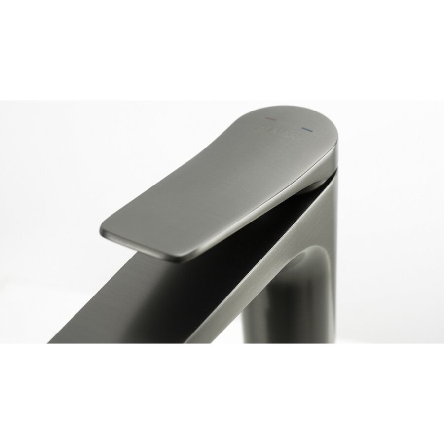 Смеситель для раковины Lemark Bronx LM3709GM, с донным клапаном, графит