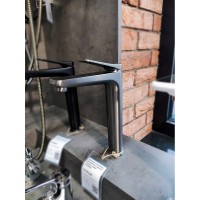 Смеситель для раковины Lemark Bronx LM3709GM, с донным клапаном, графит