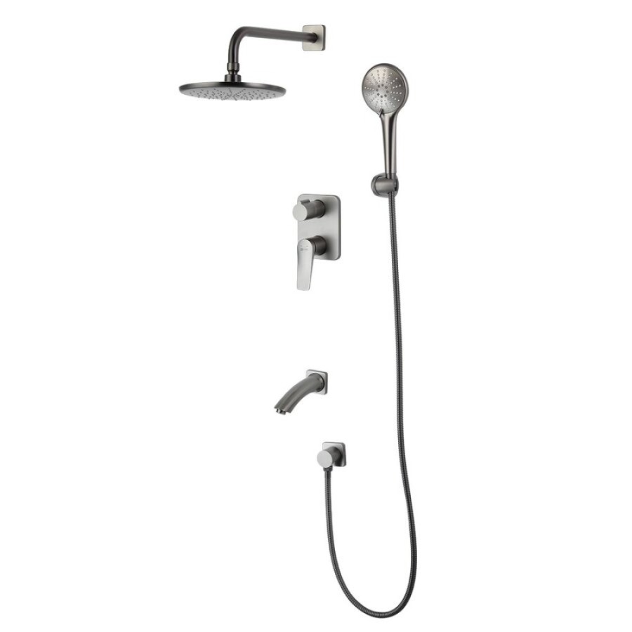 Душевая система Lemark Bronx LM3722GM, графит