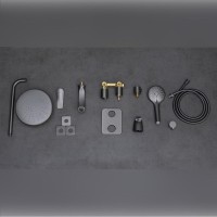 Душевая система Lemark Bronx LM3722GM, графит