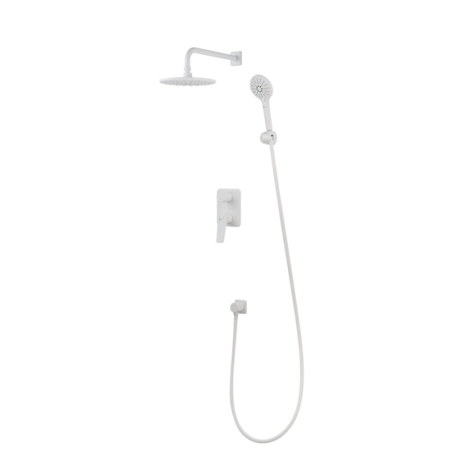 Душевая система Lemark Bronx LM3729MW, белый матовый