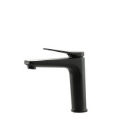 Смеситель для раковины Lemark Bronx LM3737BL, с донным клапаном, черный